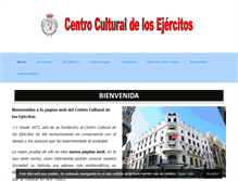 Tablet Screenshot of cculturalejercitos.com